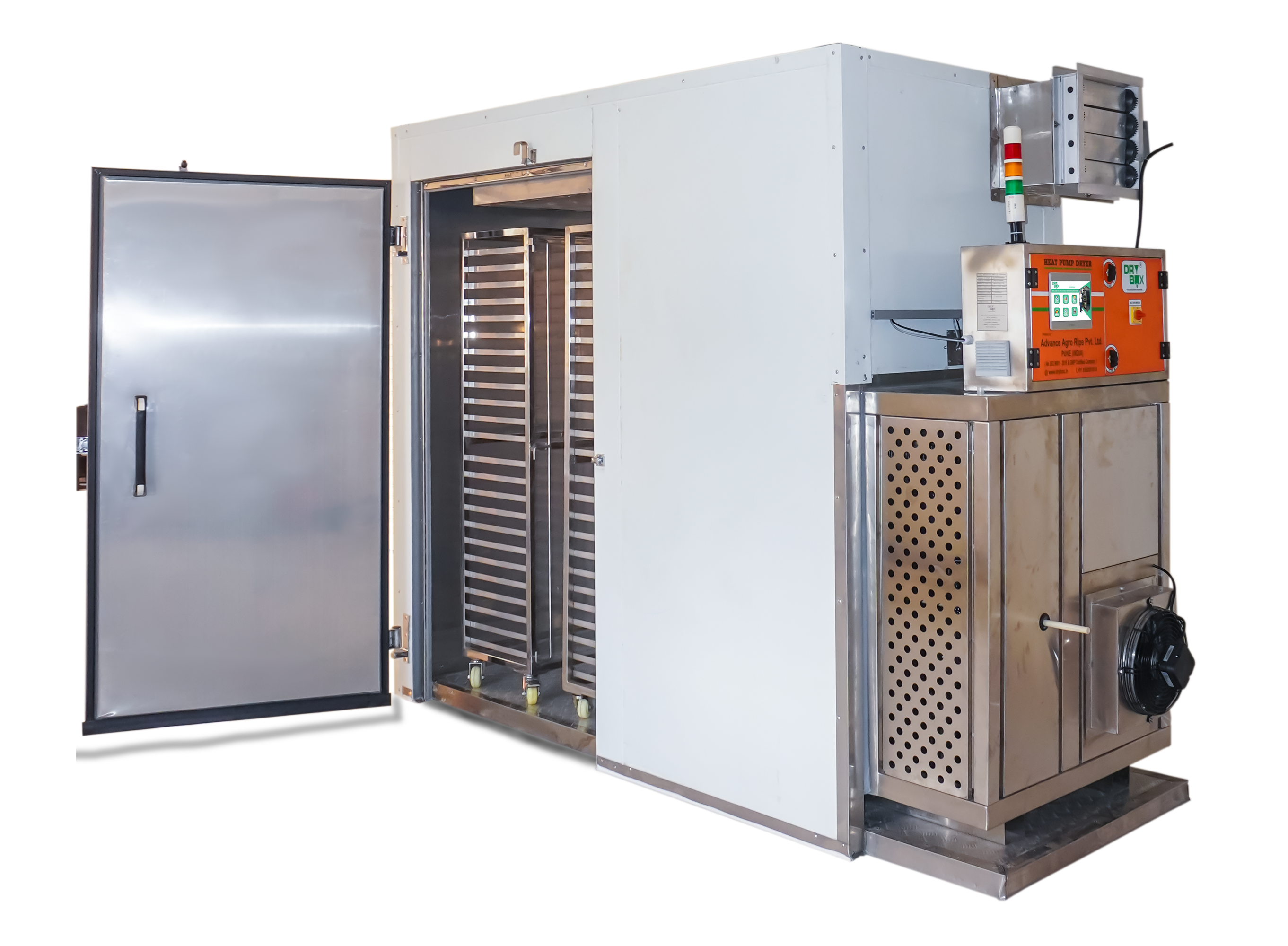 Tunnel Type Food Dryer 48 Trays